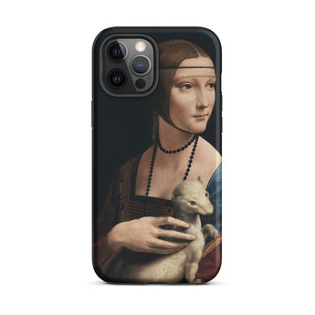Lady with an Ermine - Leonardo Da Vinci Iphone Case, 12 Pro Max / Matte, Phone Case Lady Ermine Painting
