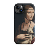 Lady with an Ermine - Leonardo Da Vinci Iphone Case, 15 Plus / Matte, Iphone Case Lady Ermine Painting
