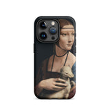 Lady with an Ermine - Leonardo Da Vinci Iphone Case, 15 Pro / Matte, Phone Case Lady Ermine Art