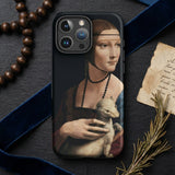 Lady with an Ermine - Leonardo Da Vinci Iphone Case, Mobile Phone Cases, Toby Leon