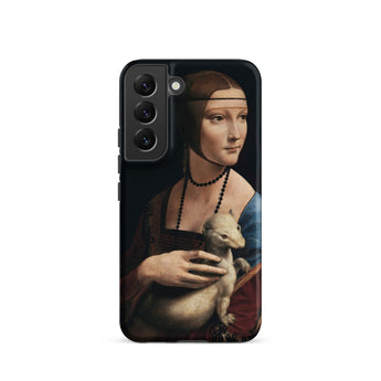 Lady with an Ermine - Leonardo Da Vinci Samsung Case, Galaxy S22 / Matte, Smartphone Case Leonardo Vinci’s Lady Ermine Painting