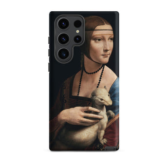 Lady with an Ermine - Leonardo Da Vinci Samsung Case, Galaxy S23 Ultra / Matte, Smartphone Case Classic Portrait Painting