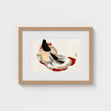 Lady in a Kimono - Kono Bairei Meiji Geisha Art Print / Canvas Kōno Bairei’s, Meiji-era, Enigmatic Splendor Prints