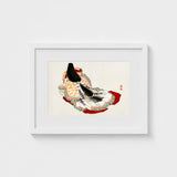 Lady in a Kimono - Kono Bairei Meiji Geisha Art Print / Canvas Kōno Bairei’s, Meiji-era, Enigmatic Splendor Prints