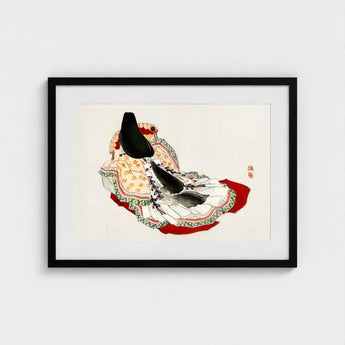 Lady in a Kimono - Kono Bairei Meiji Geisha Art Print / Canvas Kōno Bairei’s, Meiji-era, Enigmatic Splendor Prints