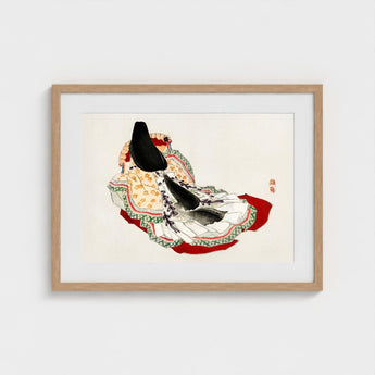 Lady in a Kimono - Kono Bairei Meiji Geisha Art Print / Canvas Kōno Bairei’s, Meiji-era, Enigmatic Splendor Prints