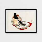 Lady in a Kimono - Kono Bairei Meiji Geisha Art Print / Canvas Kōno Bairei’s, Meiji-era, Enigmatic Splendor Prints