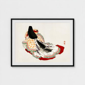 Lady in a Kimono - Kono Bairei Meiji Geisha Art Print / Canvas Kōno Bairei’s, Meiji-era, Enigmatic Splendor Prints
