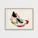 Lady in a Kimono - Kono Bairei Meiji Geisha Art Print / Canvas Kōno Bairei’s, Meiji-era, Enigmatic Splendor Prints