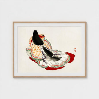 Lady in a Kimono - Kono Bairei Meiji Geisha Art Print / Canvas Kōno Bairei’s, Meiji-era, Enigmatic Splendor Prints