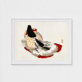 Lady in a Kimono - Kono Bairei Meiji Geisha Art Print / Canvas Kōno Bairei’s, Meiji-era, Enigmatic Splendor Prints