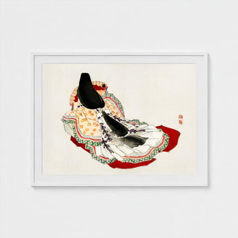 Lady in a Kimono - Kono Bairei Meiji Geisha Art Print / Canvas Kōno Bairei’s, Meiji-era, Enigmatic Splendor Prints