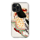 Lady in a Kimono Kōno Bairei Meiji Iphone Case, 12 Pro Max / Matte, Iphone Case Traditional Japanese Art Print Geisha’s Kimono
