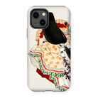 Lady in a Kimono Kōno Bairei Meiji Iphone Case, 13 / Matte, Phone Case Japanese Style Illustration Geisha’s Kimono Hairstyle