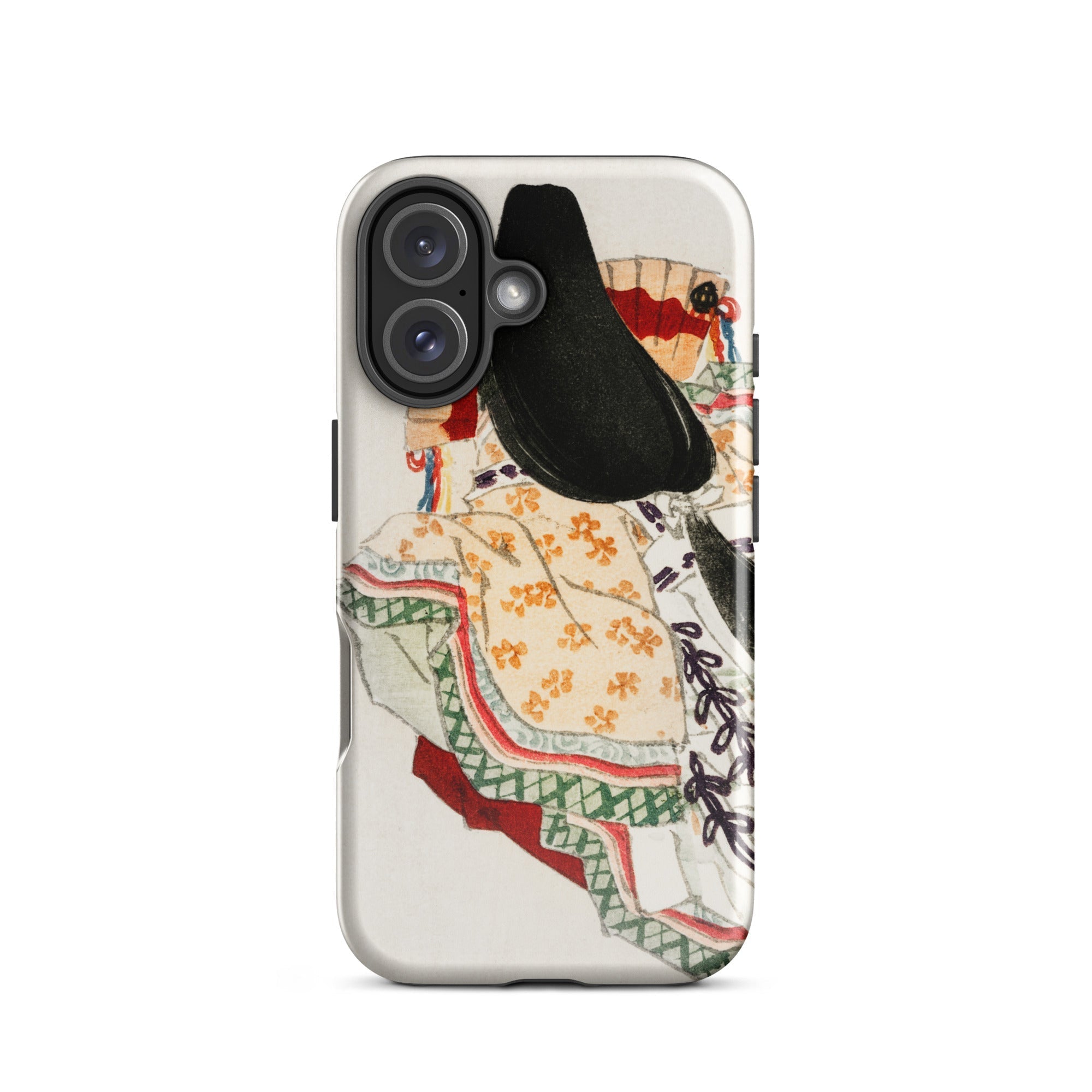 Lady in a Kimono Kōno Bairei Meiji Iphone Case, 16 / Matte, Phone Case Japanese Art