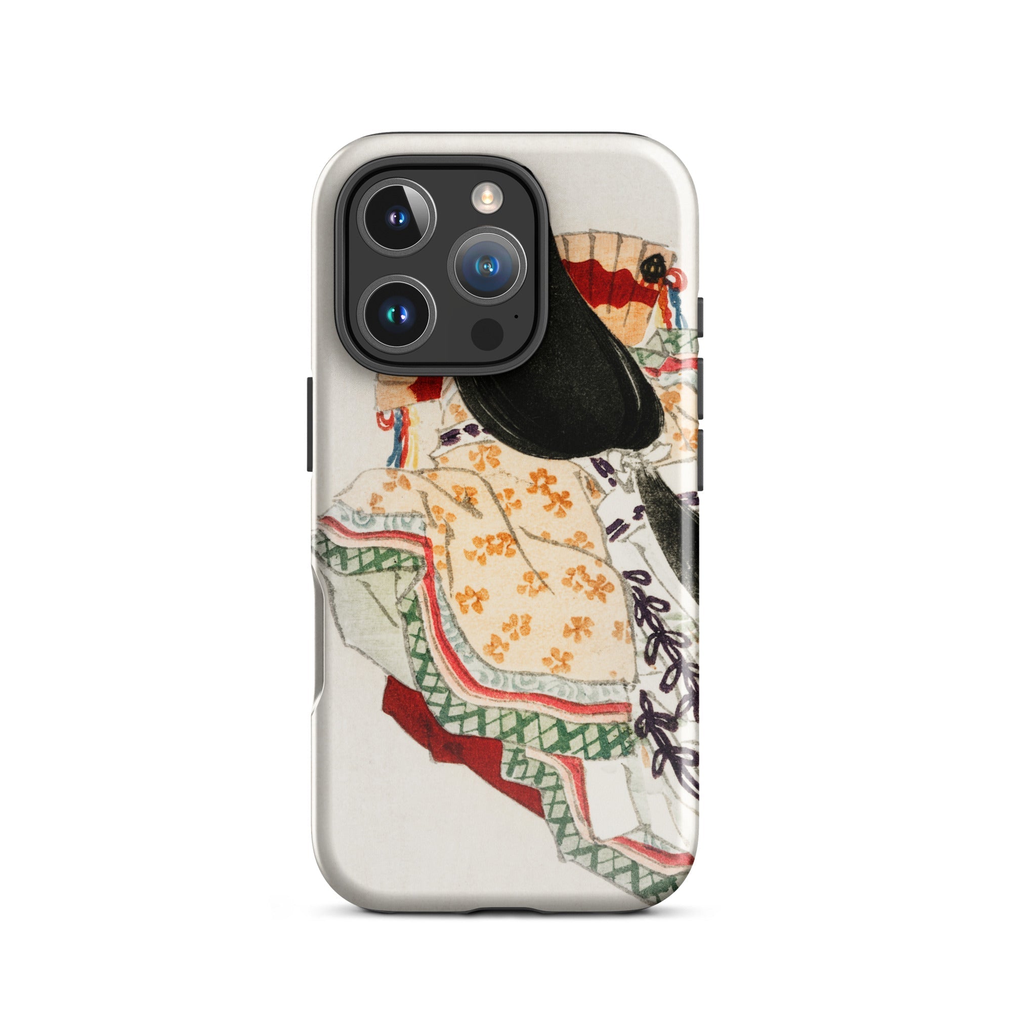 Lady in a Kimono Kōno Bairei Meiji Iphone Case, 16 Pro / Matte, Phone Case Traditional Japanese Art Design