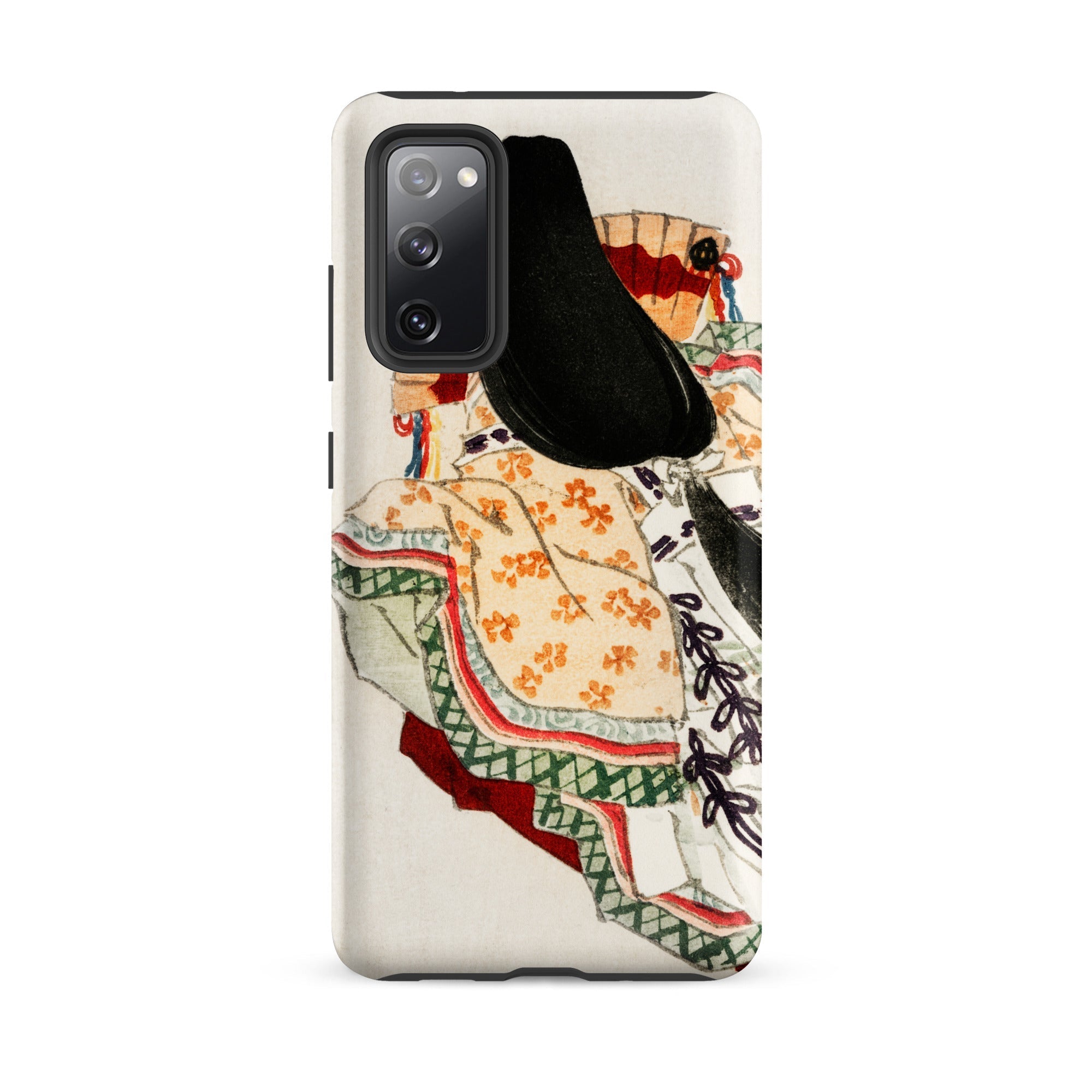 Lady in a Kimono Kōno Bairei Meiji Samsung Case, Galaxy S20 Fe / Matte, Smartphone Case Traditional Japanese Art Design