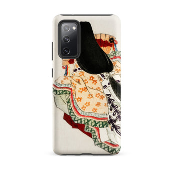 Lady in a Kimono - Kōno Bairei Meiji Samsung Case, Galaxy S20 Fe / Matte, Smartphone Case Traditional Japanese Art Design