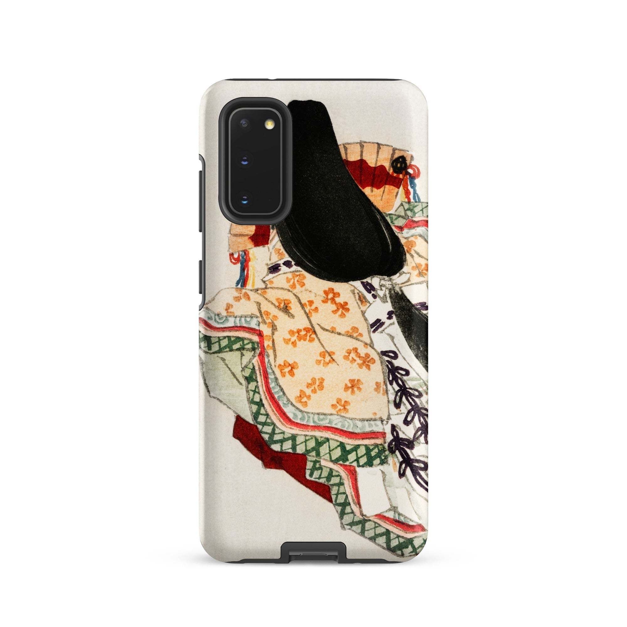 Lady in a Kimono Kōno Bairei Meiji Samsung Case, Galaxy S20 / Matte, Smartphone Case Traditional Japanese Ukiyo e Style Illustration Woman
