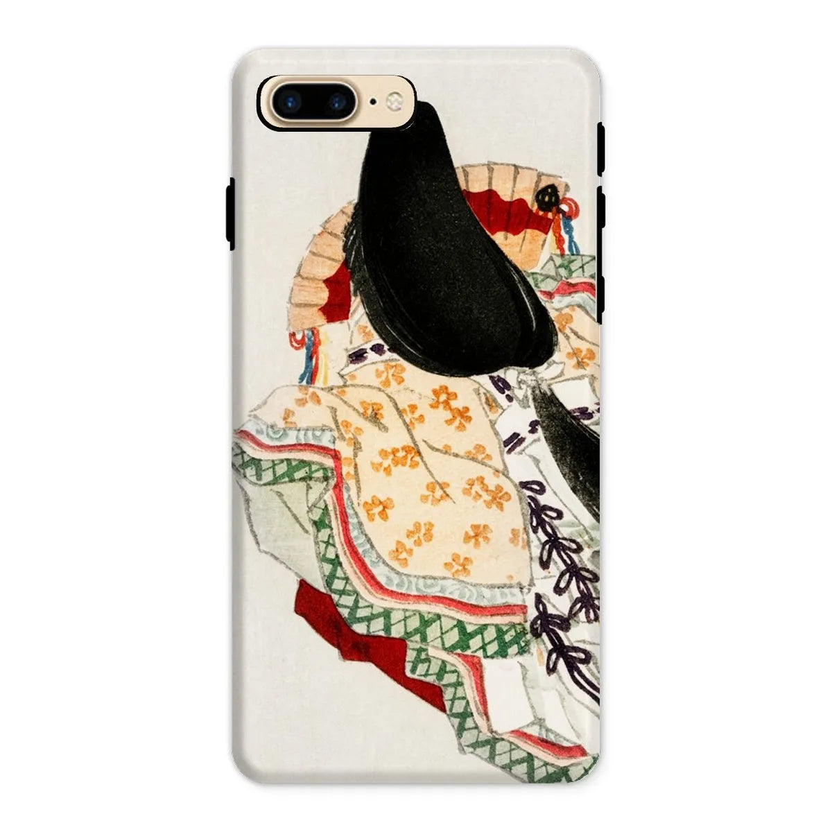 Lady In a Kimono - Meiji Art Phone Case - Kōno Bairei - Iphone 8 Plus / Matte - Mobile Phone Cases - Aesthetic Art