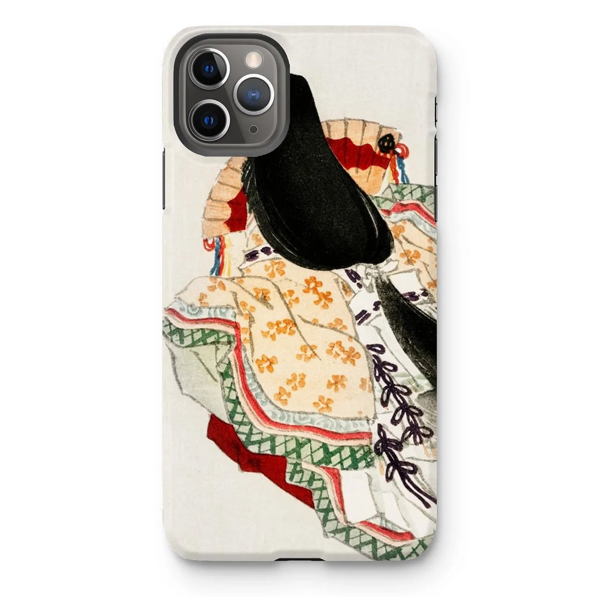 Lady In a Kimono - Meiji Art Phone Case - Kōno Bairei - Iphone 11 Pro Max / Matte - Mobile Phone Cases - Aesthetic Art