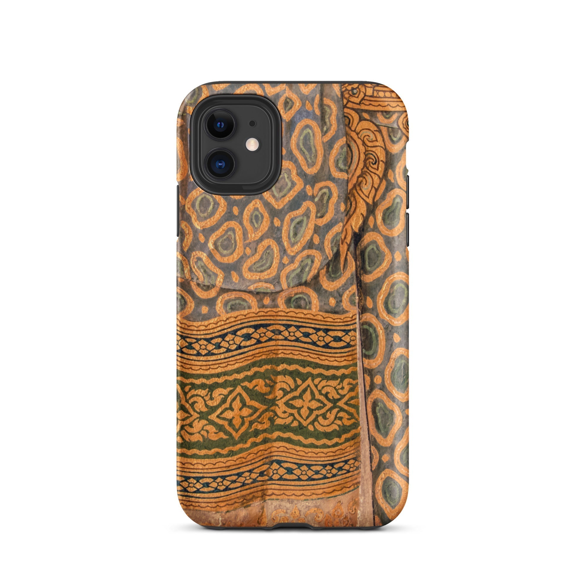 Lady in Waiting - Royal Siam Mural Iphone Case, 11 / Matte, Patterned Phone Case