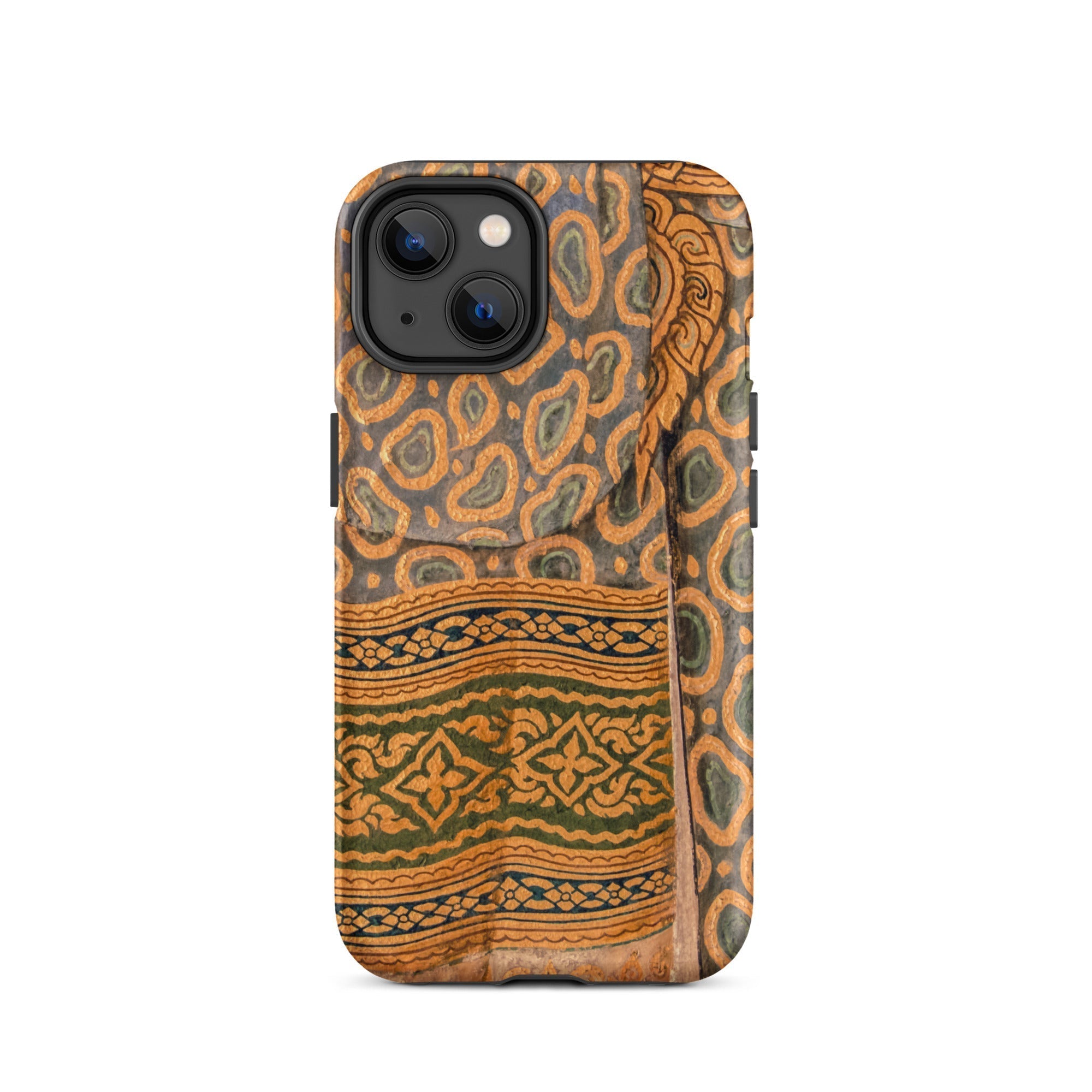 Lady in Waiting - Royal Siam Mural Iphone Case, 14 / Matte, Patterned Phone Case