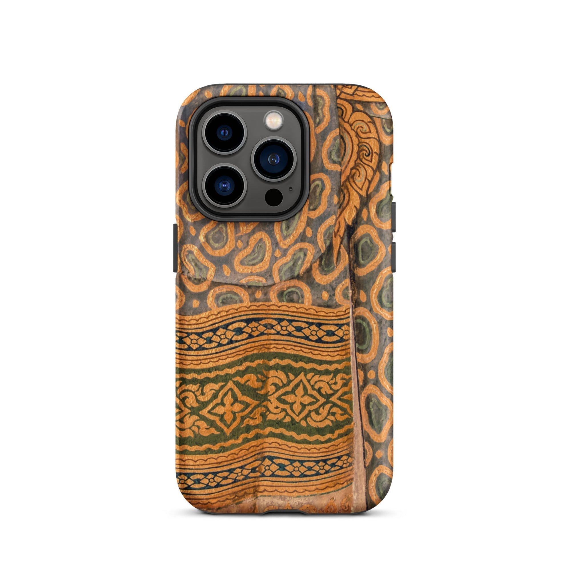 Lady in Waiting - Royal Siam Mural Iphone Case, 14 Pro / Matte, Ornate Patterned Phone Case