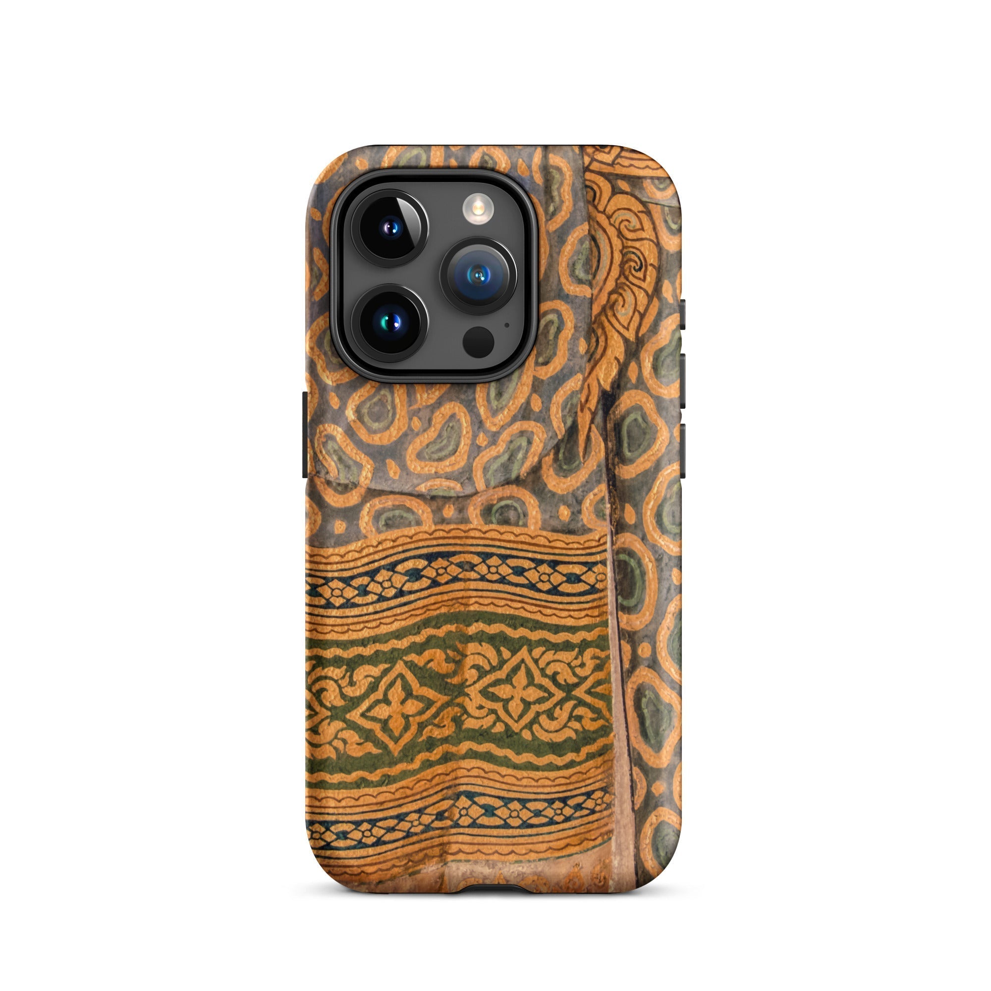 Lady in Waiting - Royal Siam Mural Iphone Case, 15 Pro / Matte, Patterned Smartphone Case