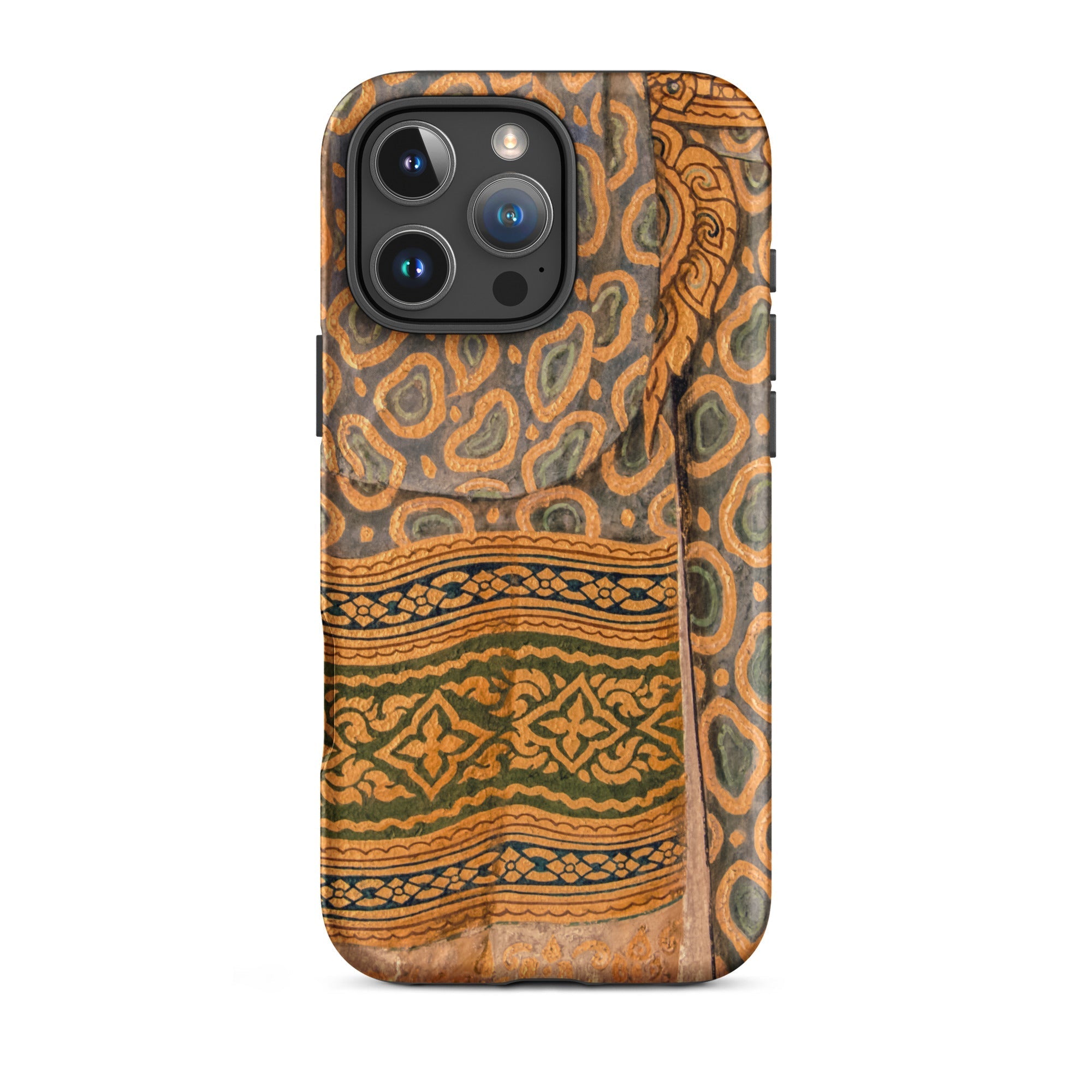 Lady in Waiting - Royal Siam Mural Iphone Case, 16 Pro Max / Matte, Patterned Smartphone Case