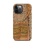 Lady in Waiting - Royal Siam Mural Phone Case Iphone 12 Pro Max / Matte Patterned Smartphone Case Siamese Court Fashion, Thailand’s