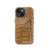 Lady in Waiting - Royal Siam Mural Phone Case Iphone 15 / Matte Patterned Iphone Case Siamese Court Fashion, Thailand’s Ayutthaya Era,