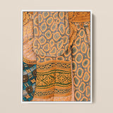 Lady in Waiting - Royal Siam Thai Mural Art Print / Canvas, 12x16’’ / 31x41cm / White Frame, Posters Prints & Visual Artwork, Toby Leon