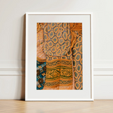 Lady in Waiting - Royal Siam Thai Mural Art Print / Canvas, 12x16’’ / 31x41cm / White Frame / Matboard, Posters Prints & Visual Artwork,