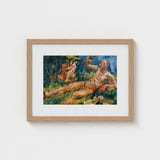 Lament - Anton Kolig Fine Art Print / Canvas Kolig’s ?Lament”, Green Tempest, Sun-soaked Hallucination Prints