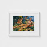 Lament - Anton Kolig Fine Art Print / Canvas Kolig’s ?Lament”, Green Tempest, Sun-soaked Hallucination Prints