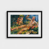 Lament - Anton Kolig Fine Art Print / Canvas Kolig’s ?Lament”, Green Tempest, Sun-soaked Hallucination Prints
