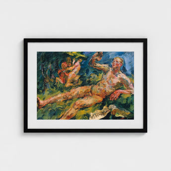 Lament - Anton Kolig Fine Art Print / Canvas Kolig’s ?Lament”, Green Tempest, Sun-soaked Hallucination Prints