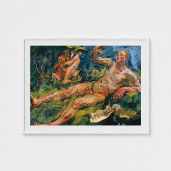 Lament - Anton Kolig Fine Art Print / Canvas Kolig’s ?Lament”, Green Tempest, Sun-soaked Hallucination Prints