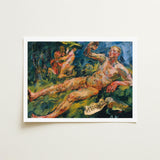 Lament - Anton Kolig Fine Art Print / Canvas Kolig’s ?Lament”, Green Tempest, Sun-soaked Hallucination Prints