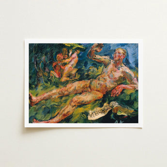 Lament - Anton Kolig Fine Art Print / Canvas Kolig’s ?Lament”, Green Tempest, Sun-soaked Hallucination Prints