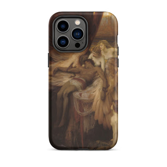 Lament for Icarus - Herbert Draper Iphone Case, 14 Pro Max / Matte, Iphone Case Classical Painting