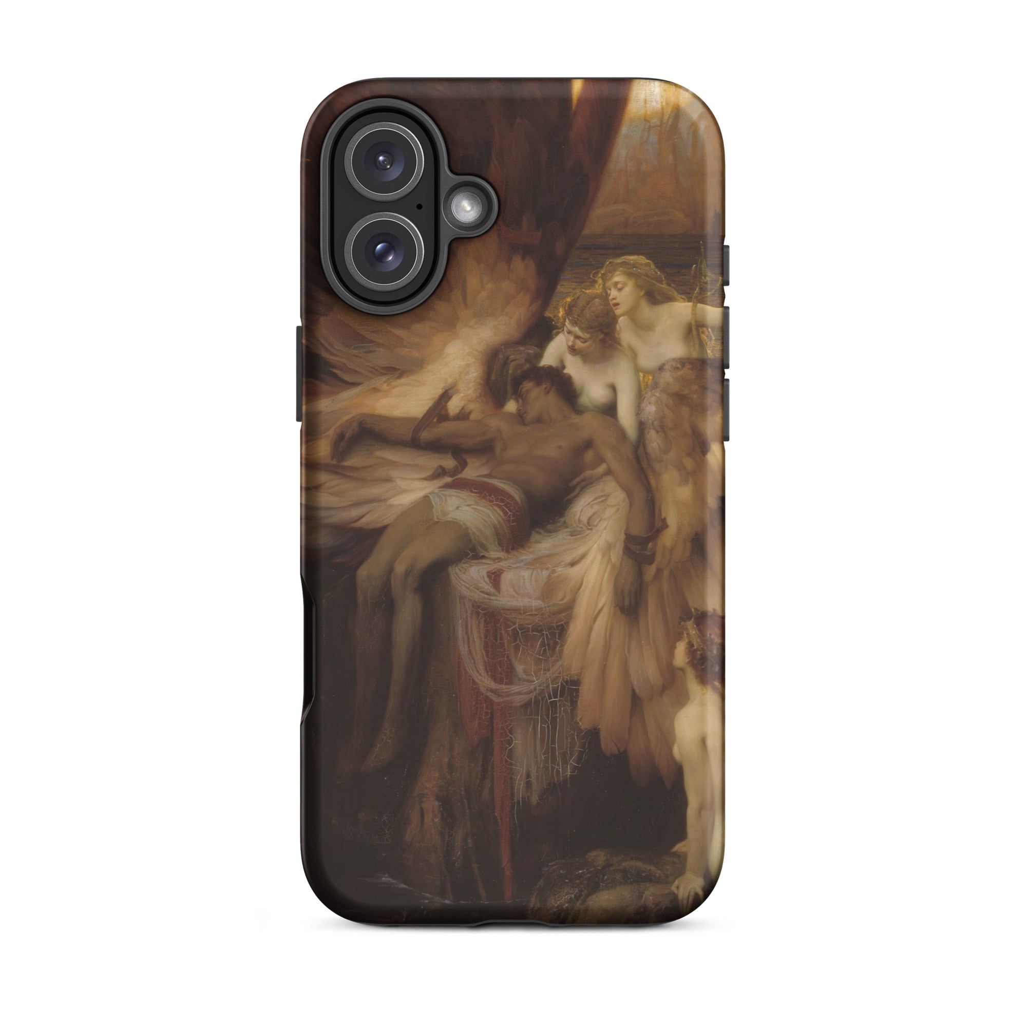 Lament for Icarus Herbert Draper Iphone Case, 16 Plus / Matte, Phone Case Classical Painting