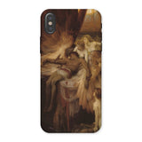 Lament for Icarus - Herbert Draper Phone Case Iphone x / Matte Phone Case Classical Painting Herbert Draper, Draper Iphone Case, Broken
