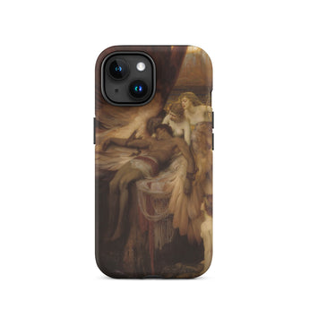 Lament for Icarus - Herbert Draper Phone Case Iphone 15 / Matte Phone Case Classical Painting Herbert Draper, Draper Iphone Case, Broken