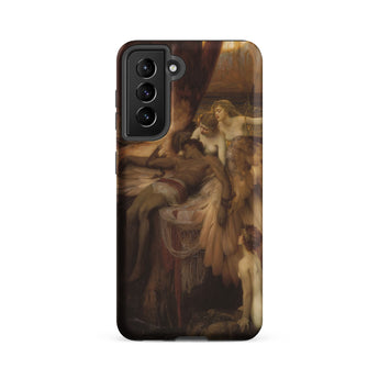 Lament for Icarus - Herbert Draper Phone Case Samsung Galaxy S21 Fe / Matte Phone Case Detailed Classical Painting Warm Earth Tones Herbert