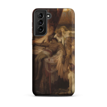 Lament for Icarus - Herbert Draper Phone Case Samsung Galaxy S21 Plus / Matte Phone Case Detailed Classical Painting Warm Earthy Tones