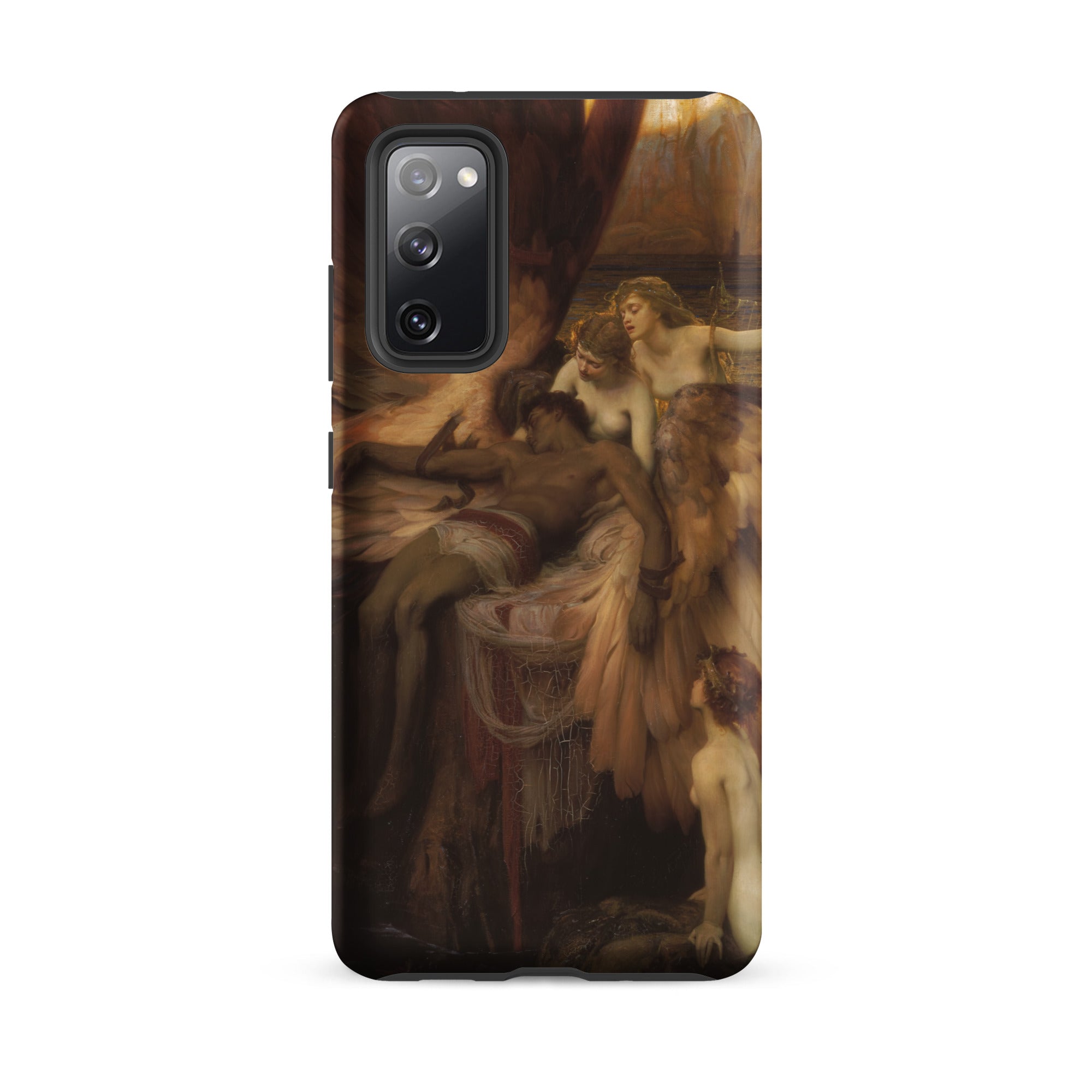 Lament for Icarus Herbert Draper Samsung Case, Galaxy S20 Fe / Matte, Smartphone Dark Brown Case Classical Painting