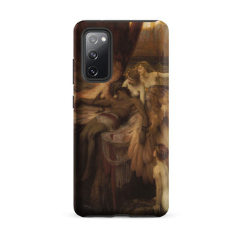 Lament for Icarus - Herbert Draper Samsung Case, Galaxy S20 Fe / Matte, Smartphone Dark Brown Case Classical Painting