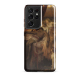 Lament for Icarus - Herbert Draper Samsung Case, Galaxy S21 Ultra / Gloss, Smartphone Case Classical Painting Figures Interior Scene